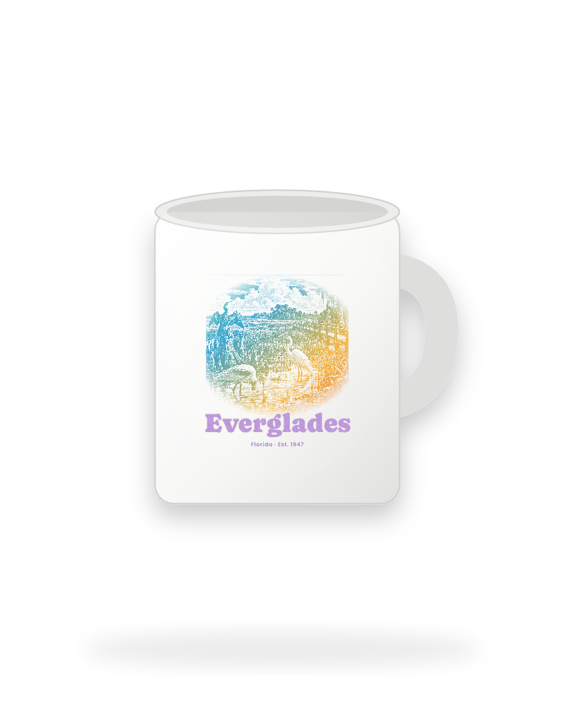 Everglades Wading Birds Ceramic Mug 11oz