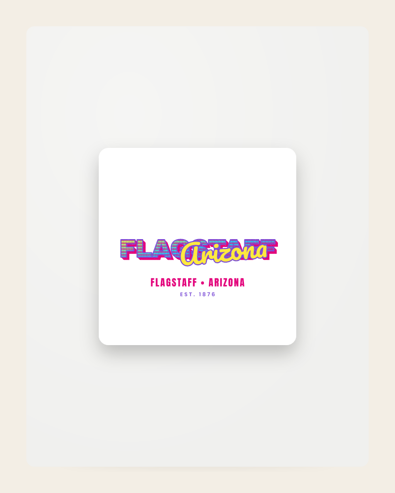 Flagstaff Music TV Fridge Magnet