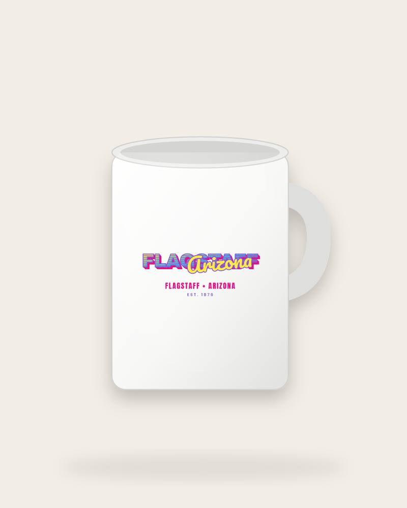 Flagstaff Music TV Ceramic Mug 15oz