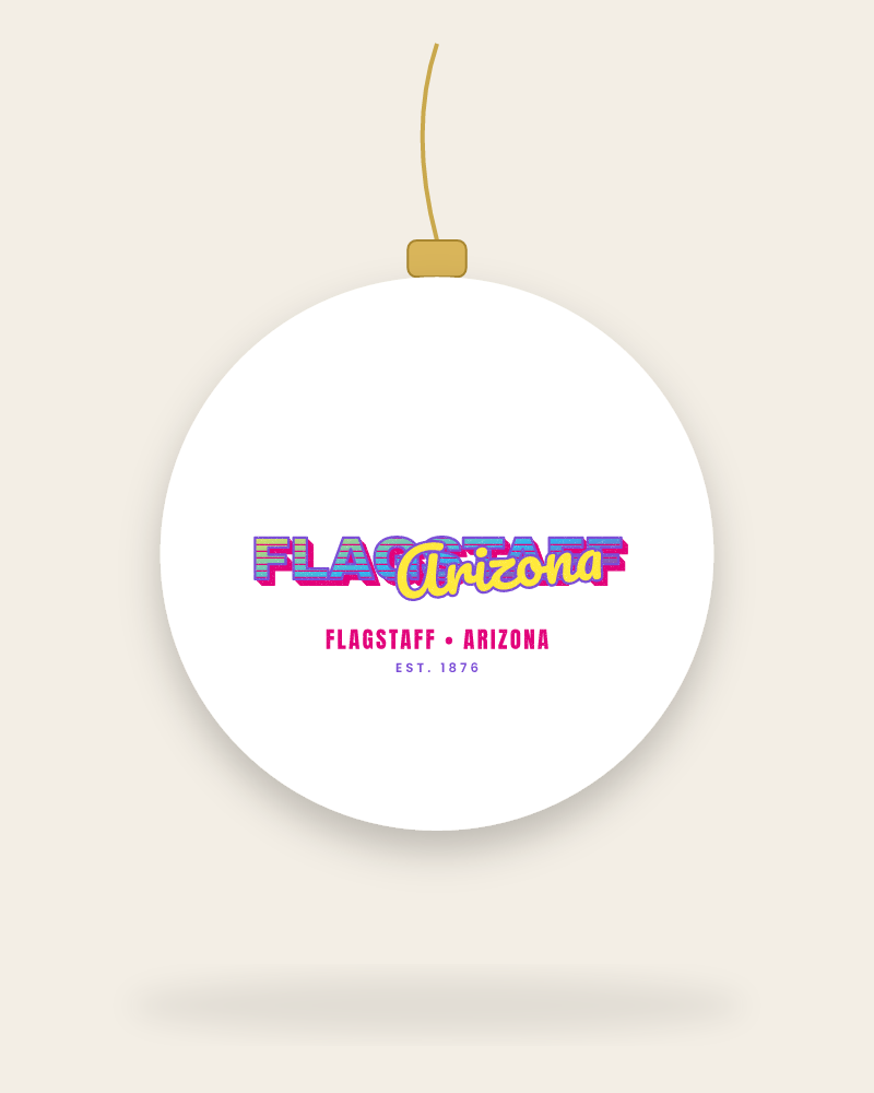 Flagstaff Music TV Ceramic Ornament