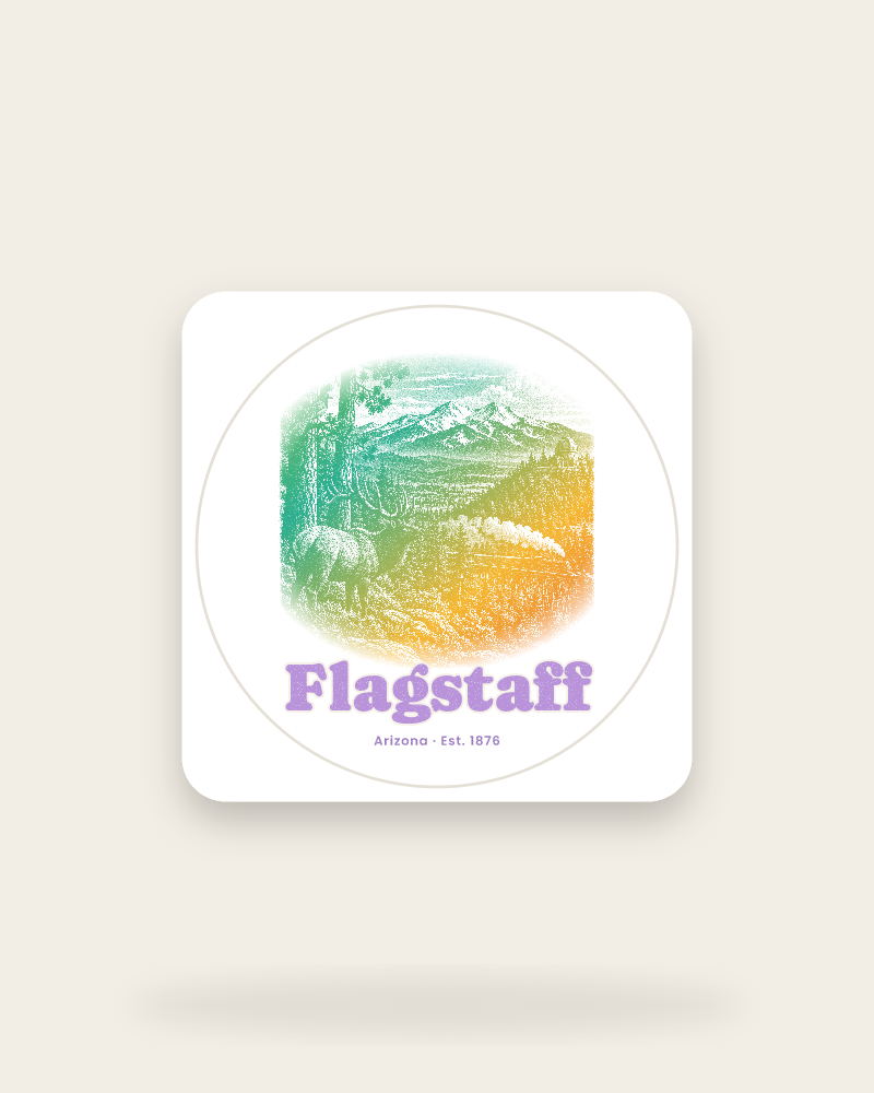 Flagstaff Ponderosa Elk Kiss-Cut Sticker