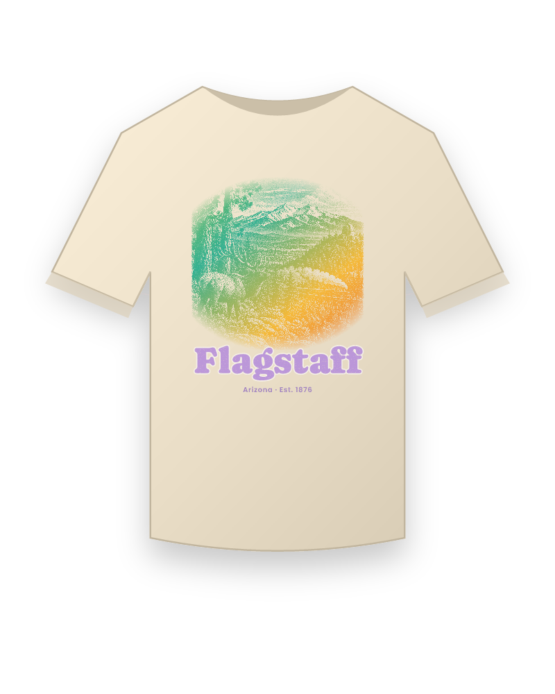 Flagstaff Ponderosa Elk Organic Cotton Tee