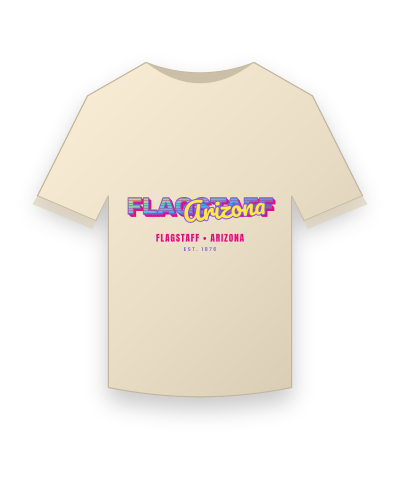 Flagstaff Music TV Organic Cotton Tee