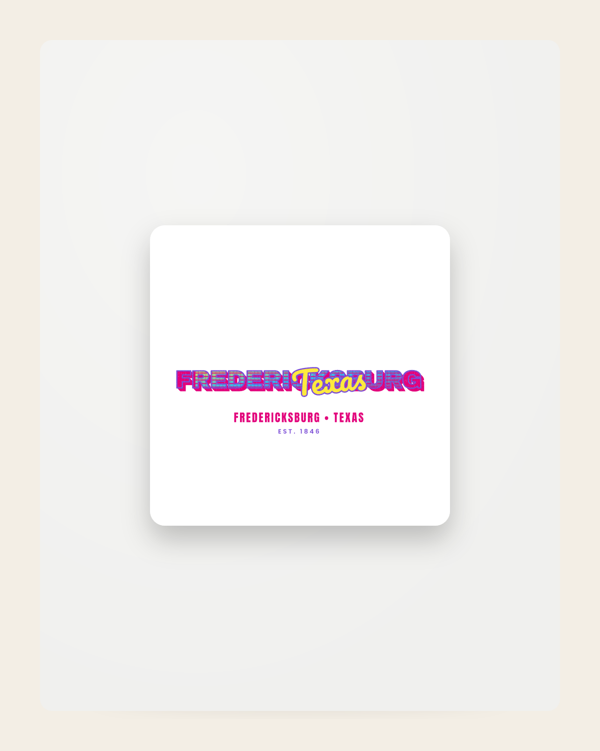 Fredericksburg Music TV Fridge Magnet in White