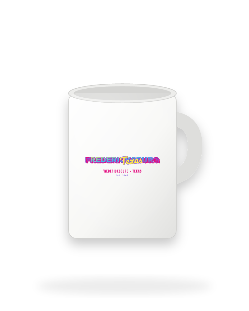 Fredericksburg Music TV Ceramic Mug 15oz