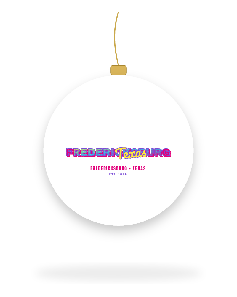 Fredericksburg Music TV Ceramic Ornament