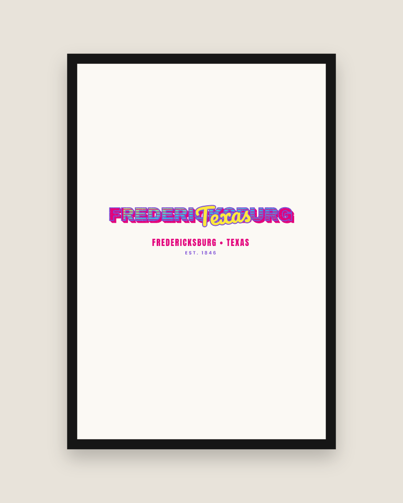 Fredericksburg Music TV Matte Poster