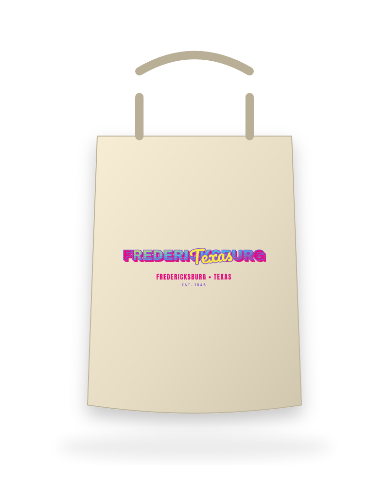 Fredericksburg Music TV Canvas Tote