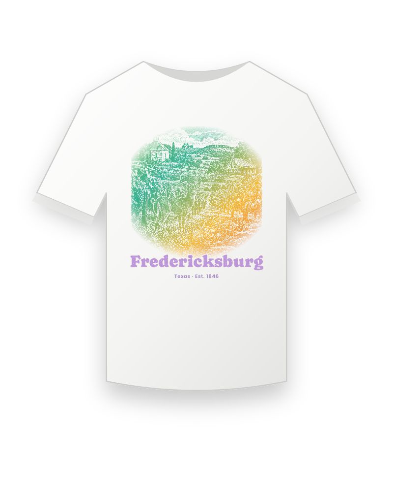 Fredericksburg Hill Country Vines Youth Tee