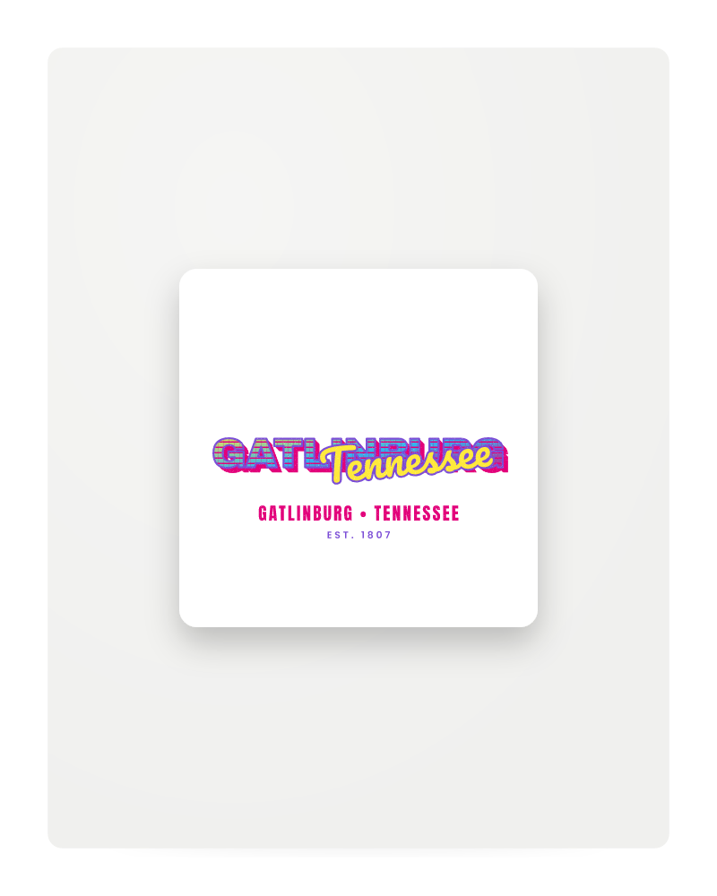 Gatlinburg Music TV Fridge Magnet