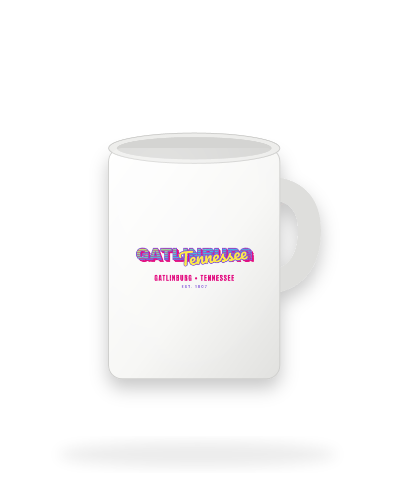 Gatlinburg Music TV Ceramic Mug 15oz