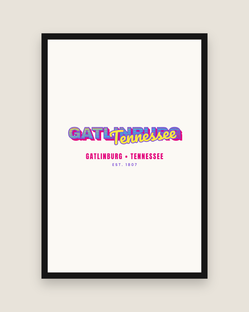 Gatlinburg Music TV Matte Poster