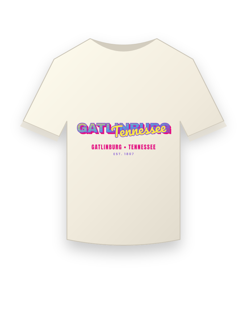 Gatlinburg Music TV Vintage Wash Tee