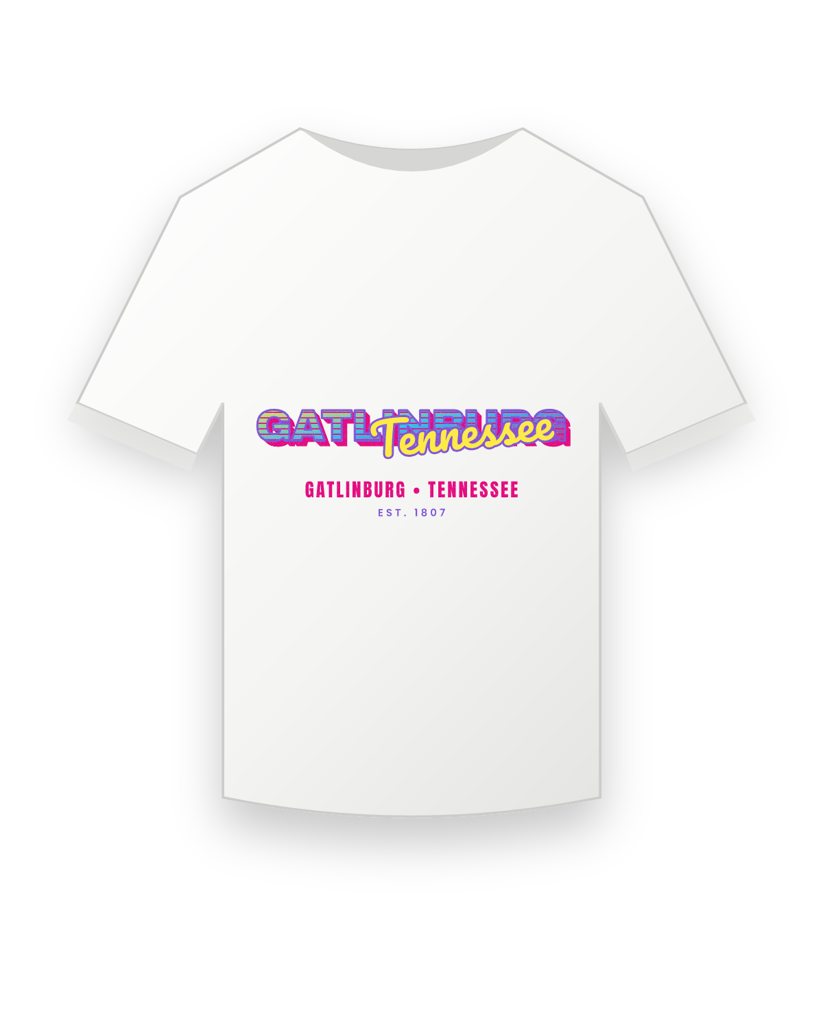Gatlinburg Music TV Youth Tee in White