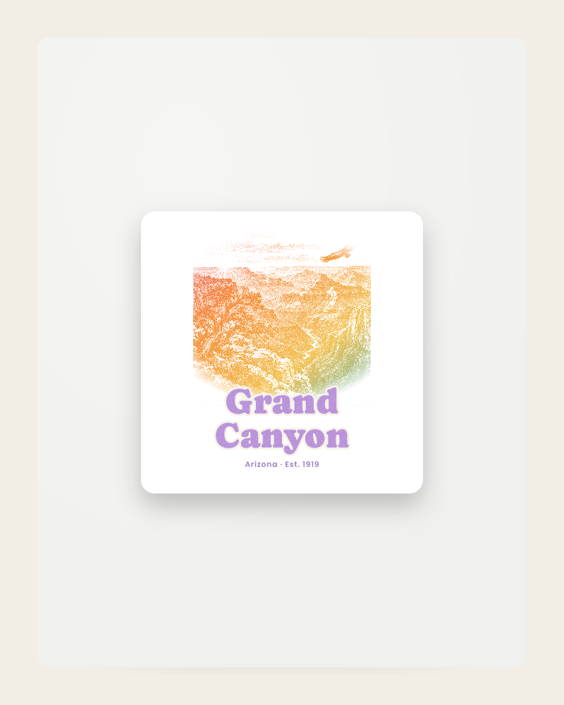 Grand Canyon South Rim Sunrise Fridge Magnet