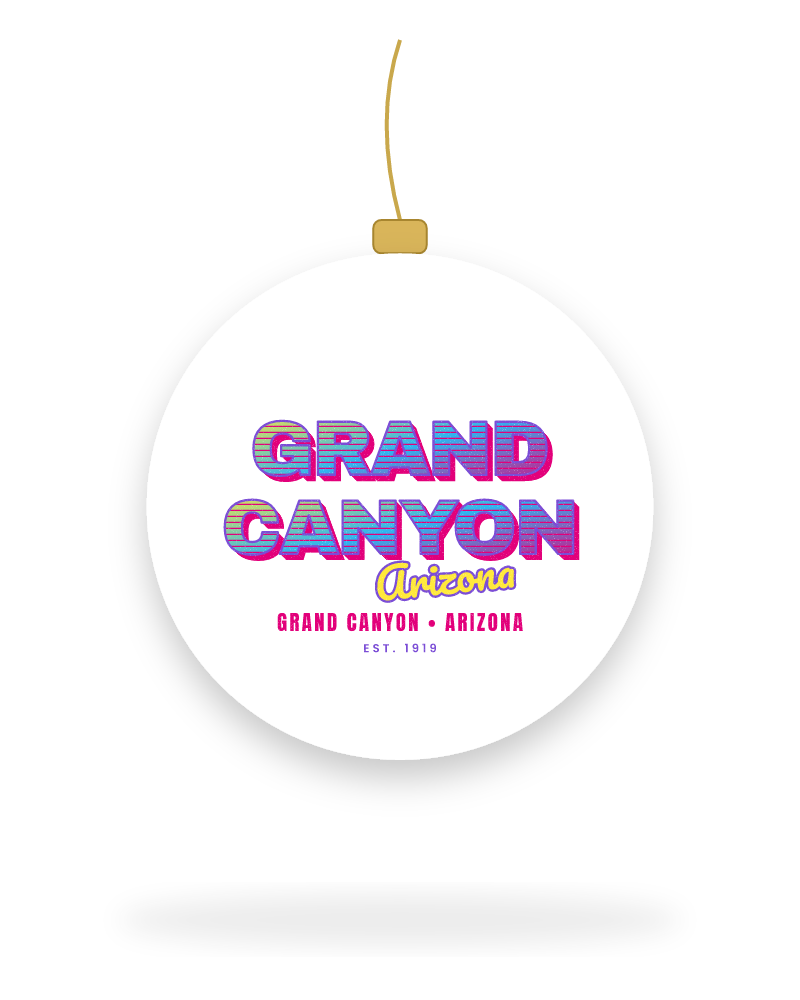 Grand Canyon Music TV Ceramic Ornament