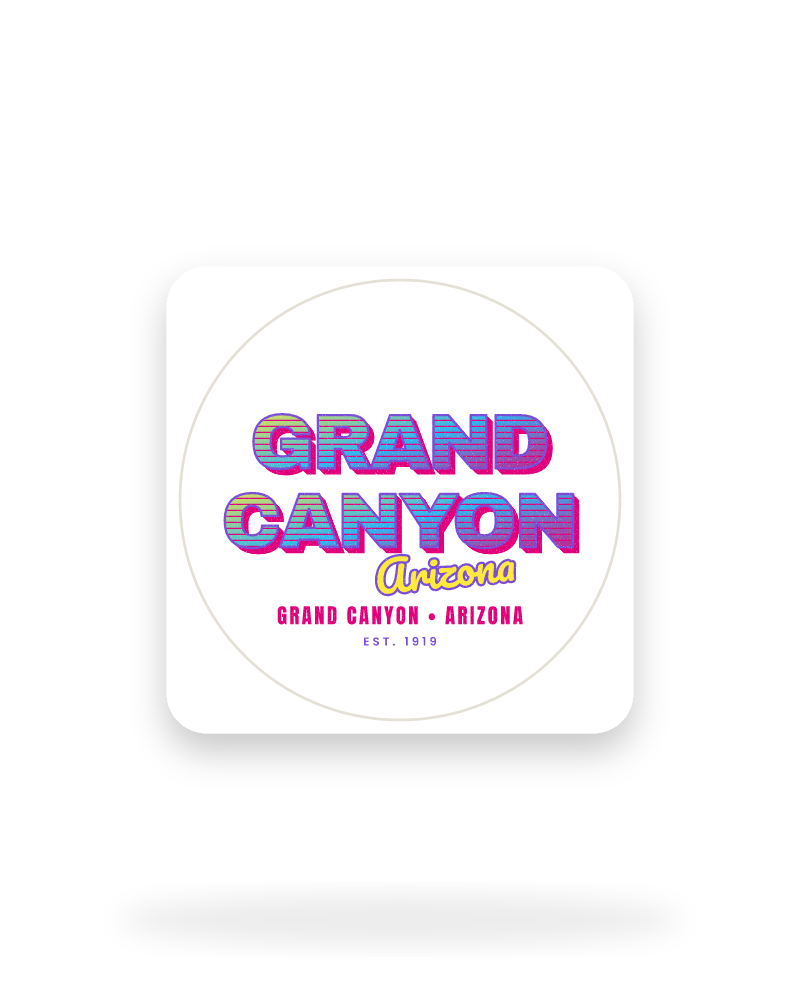 Grand Canyon Music TV Kiss-Cut Sticker