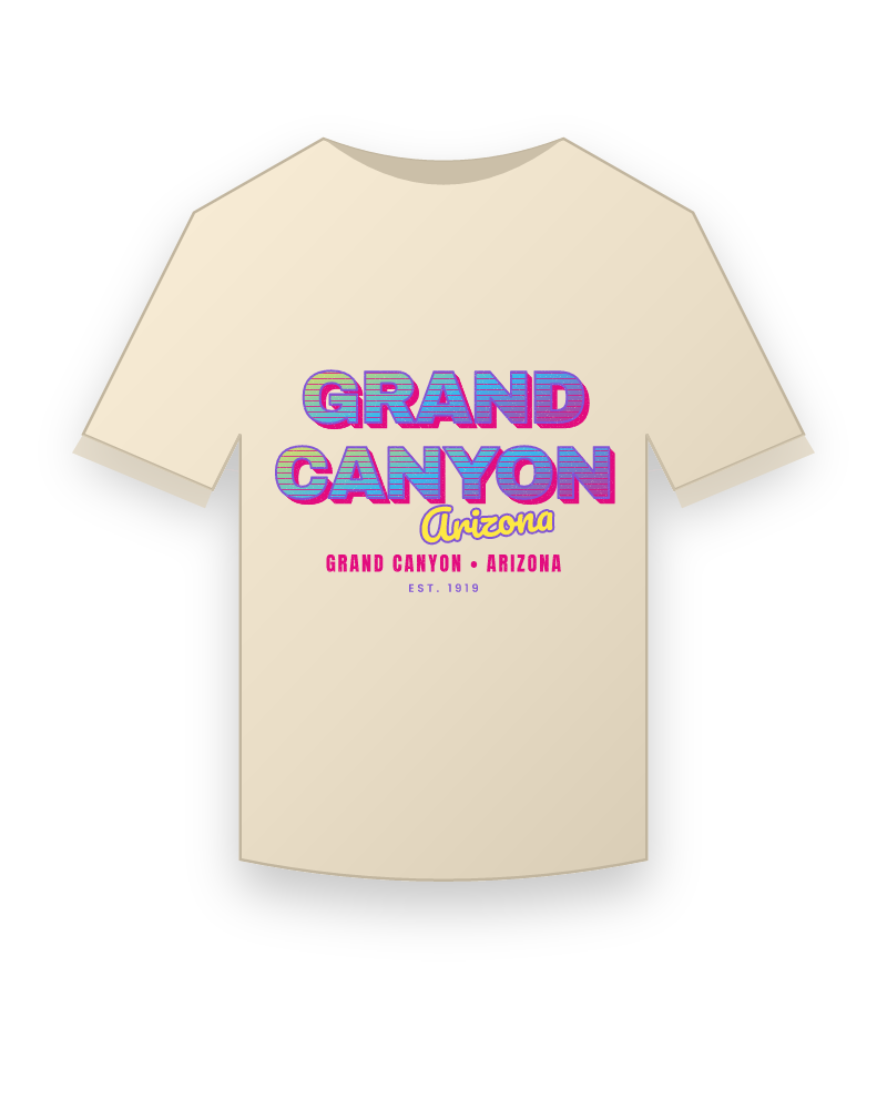 Grand Canyon Music TV Organic Cotton Tee