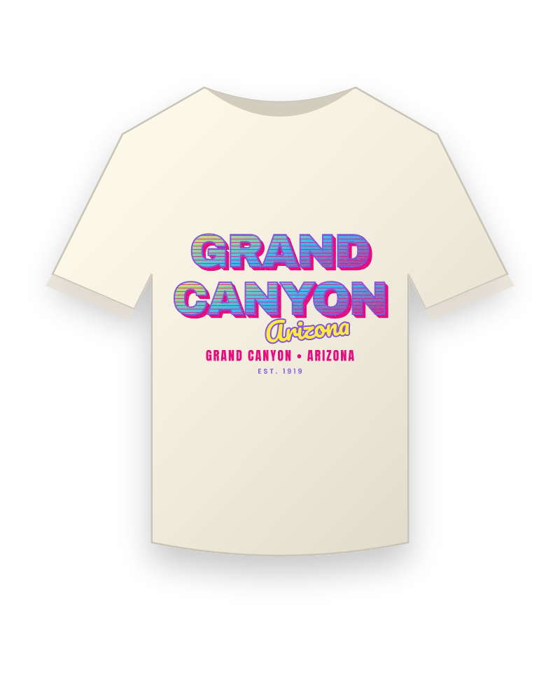 Grand Canyon Music TV Vintage Wash Tee