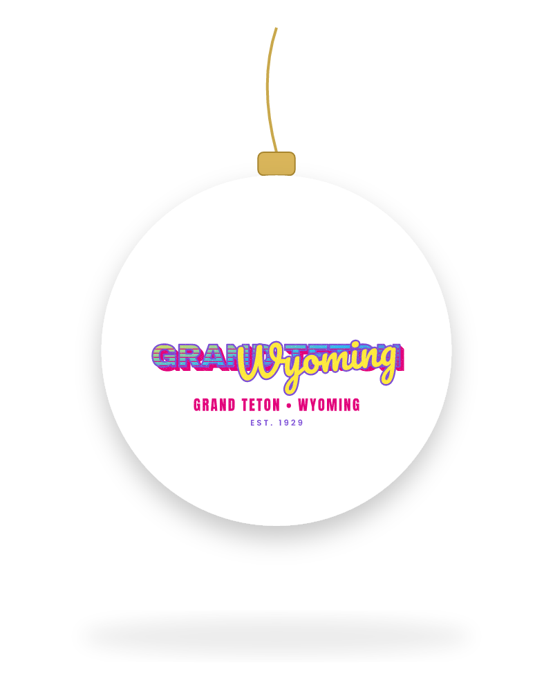 Grand Teton Music TV Ceramic Ornament