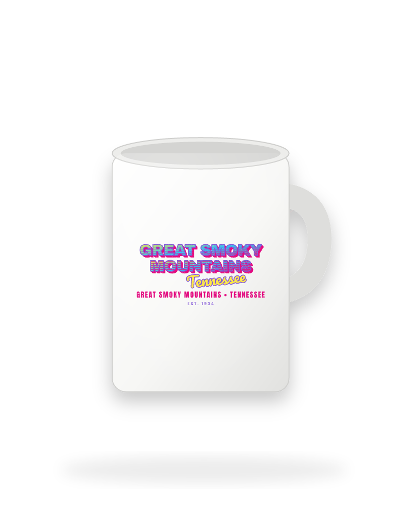 Great Smoky Mountains Music TV Ceramic Mug 15oz