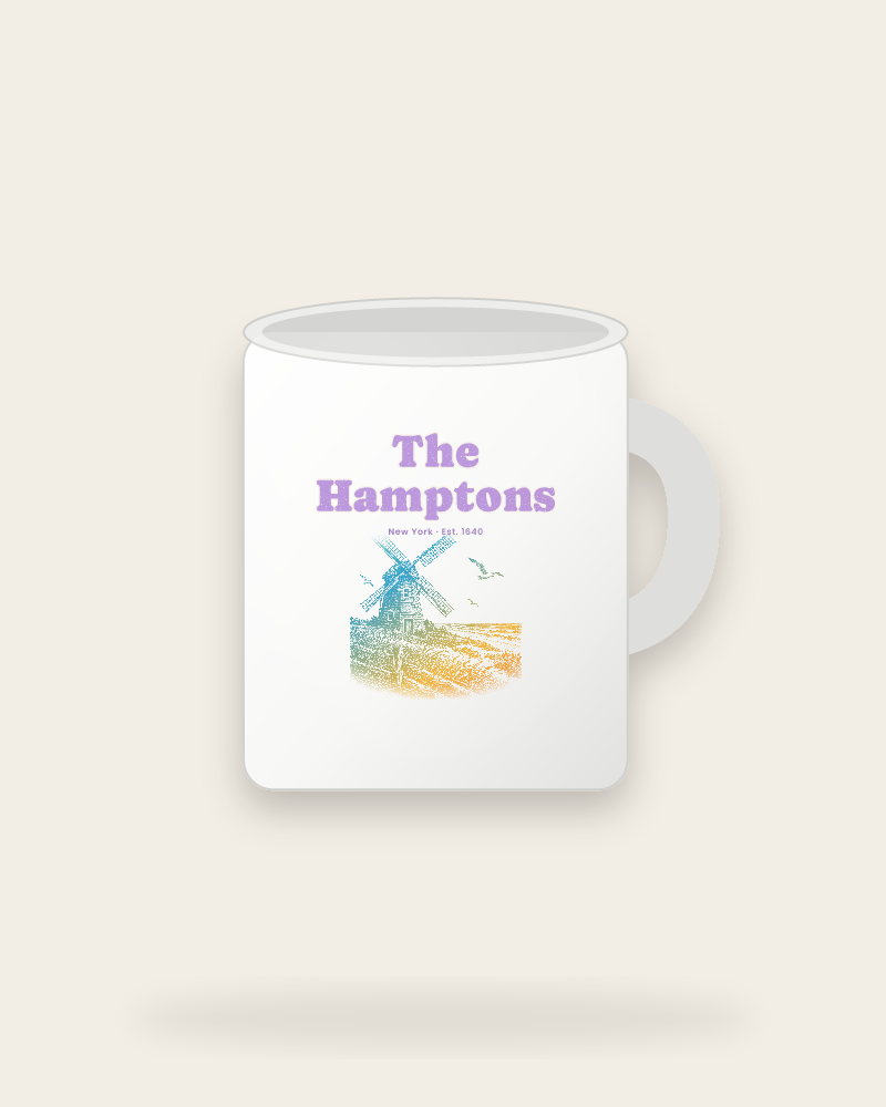 The Hamptons Windmill Ceramic Mug 11oz