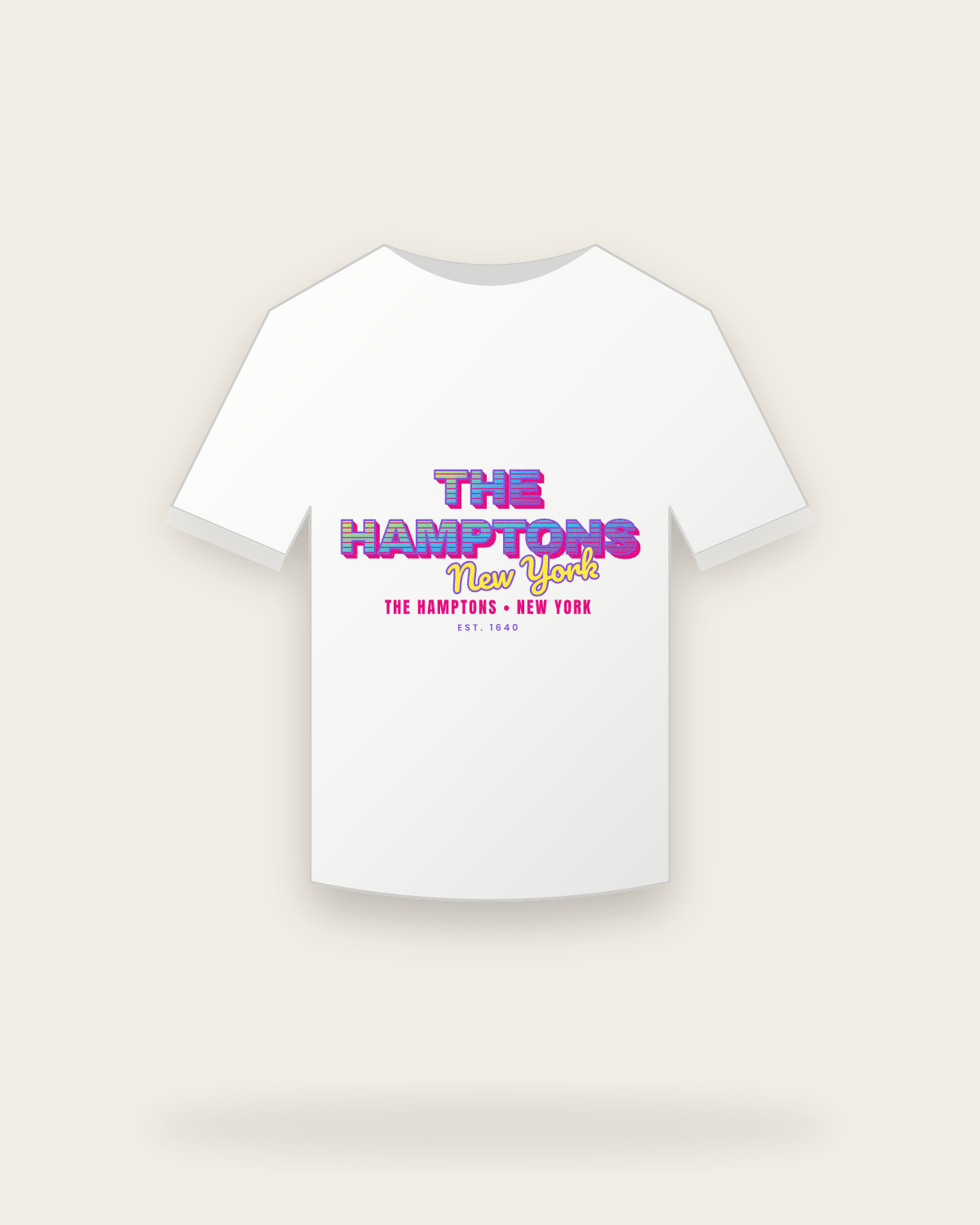 The Hamptons Music TV Youth Tee in White