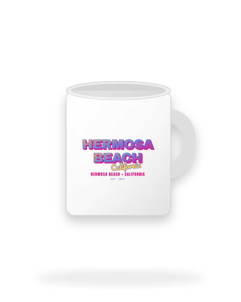 Hermosa Beach Music TV Ceramic Mug 11oz