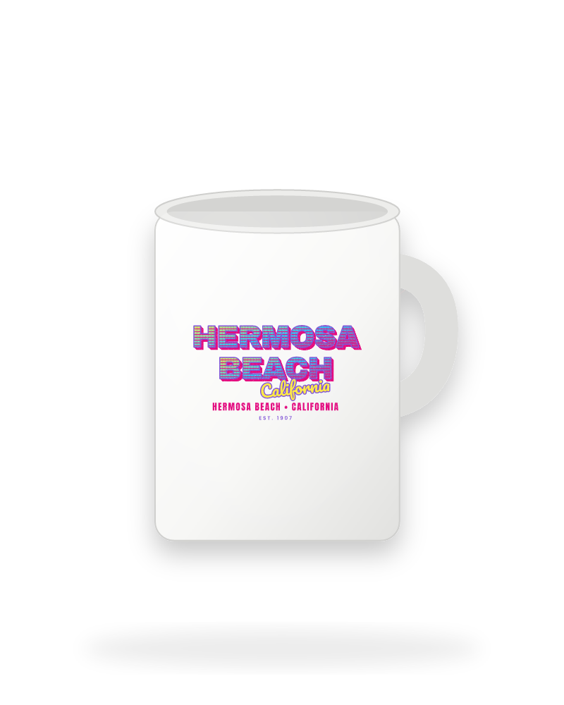Hermosa Beach Music TV Ceramic Mug 15oz