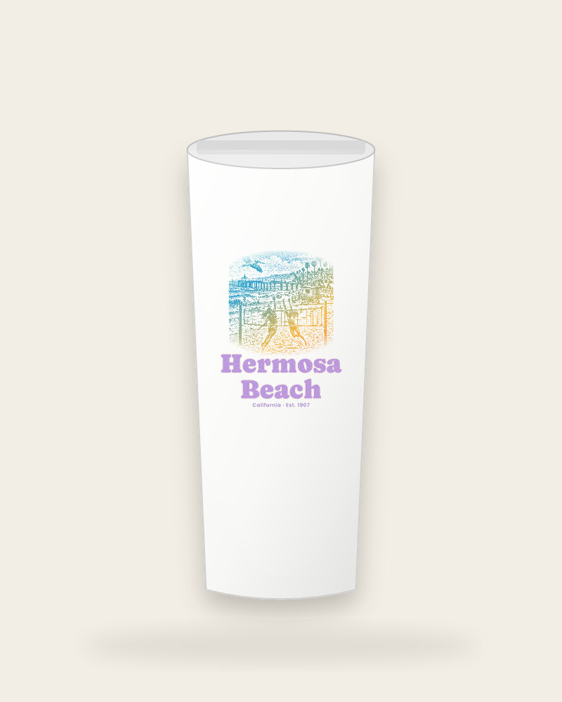 Hermosa Beach Beach Volleyball Insulated Tumbler 20oz
