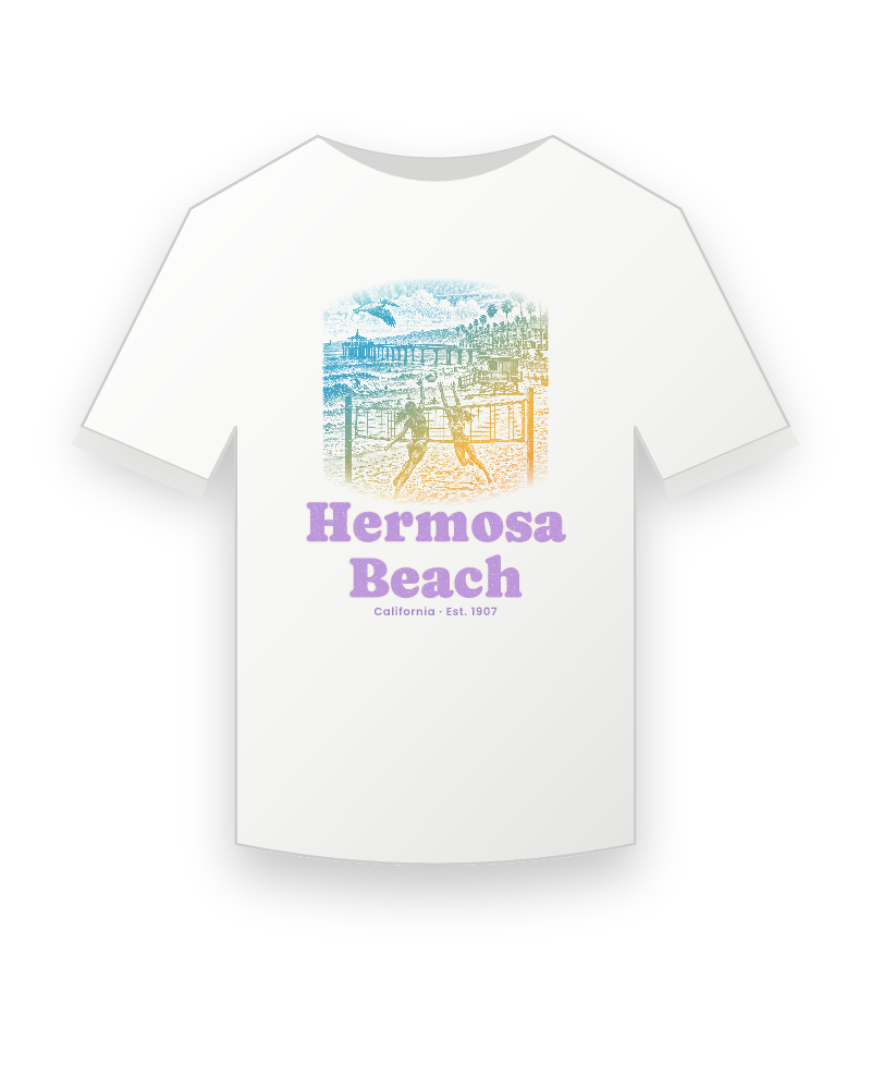 Hermosa Beach Beach Volleyball Youth Tee