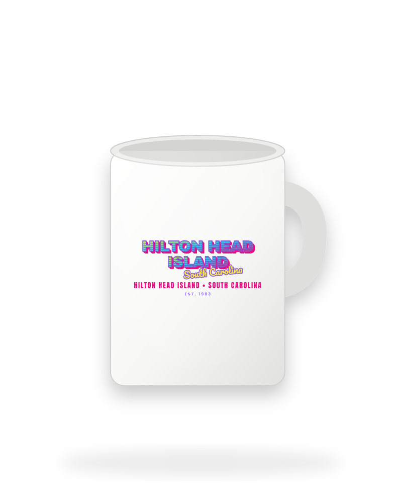 Hilton Head Island Music TV Ceramic Mug 15oz