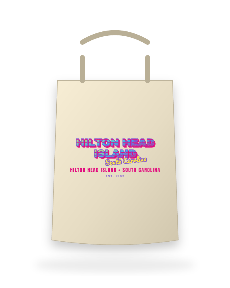 Hilton Head Island Music TV Canvas Tote