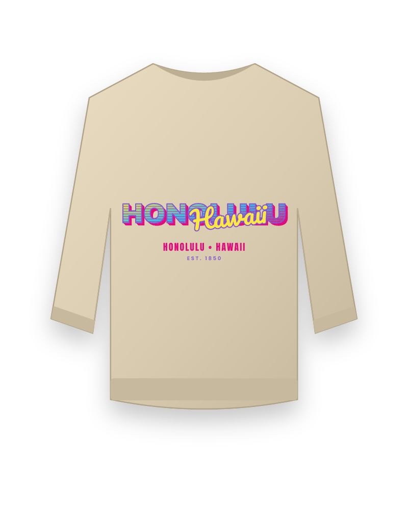 Honolulu Music TV Crewneck Sweatshirt