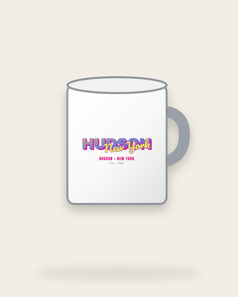 Hudson Music TV Enamel Camp Mug