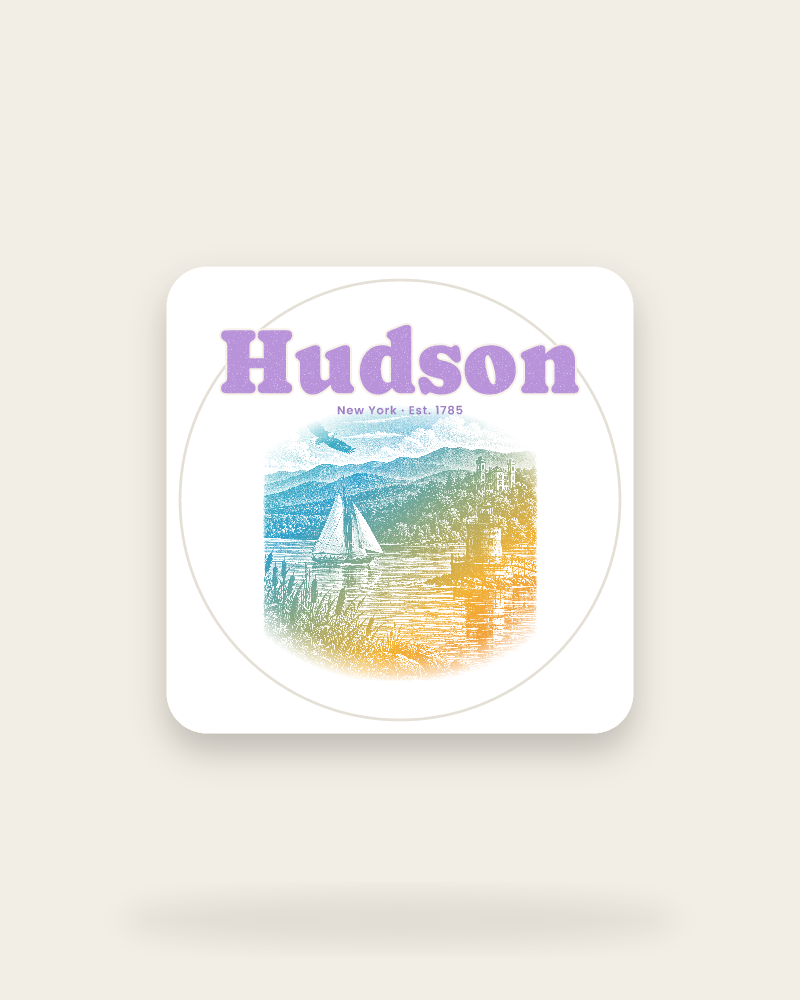 Hudson River Lighthouse Kiss-Cut Sticker