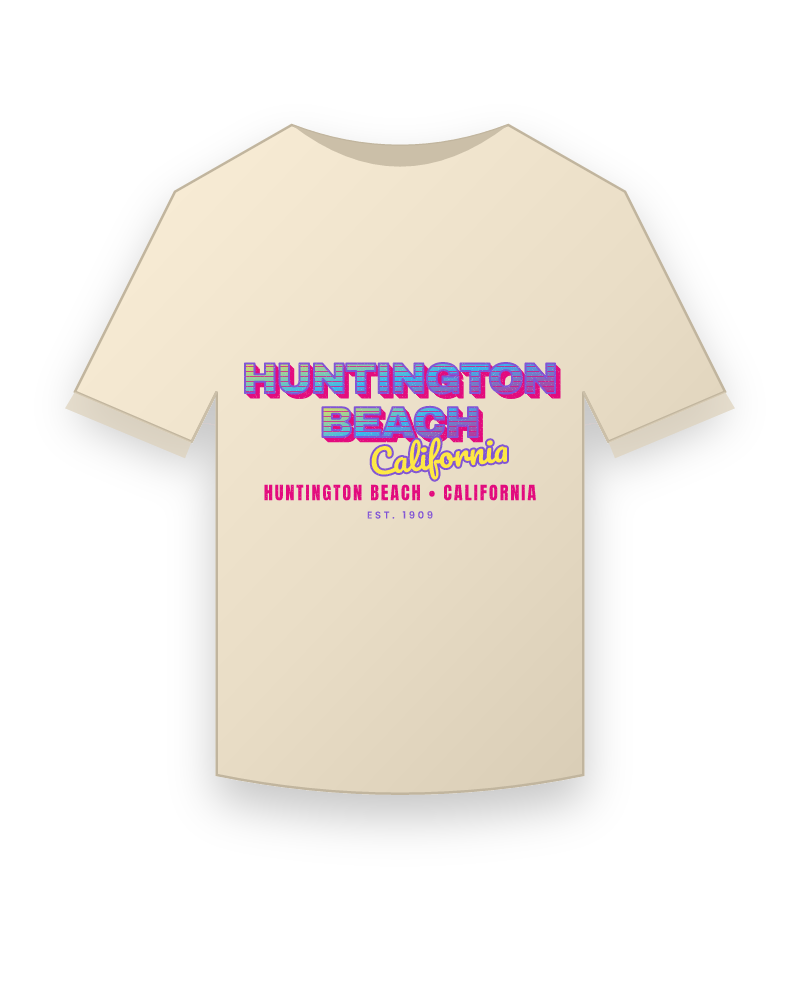 Huntington Beach Music TV Organic Cotton Tee