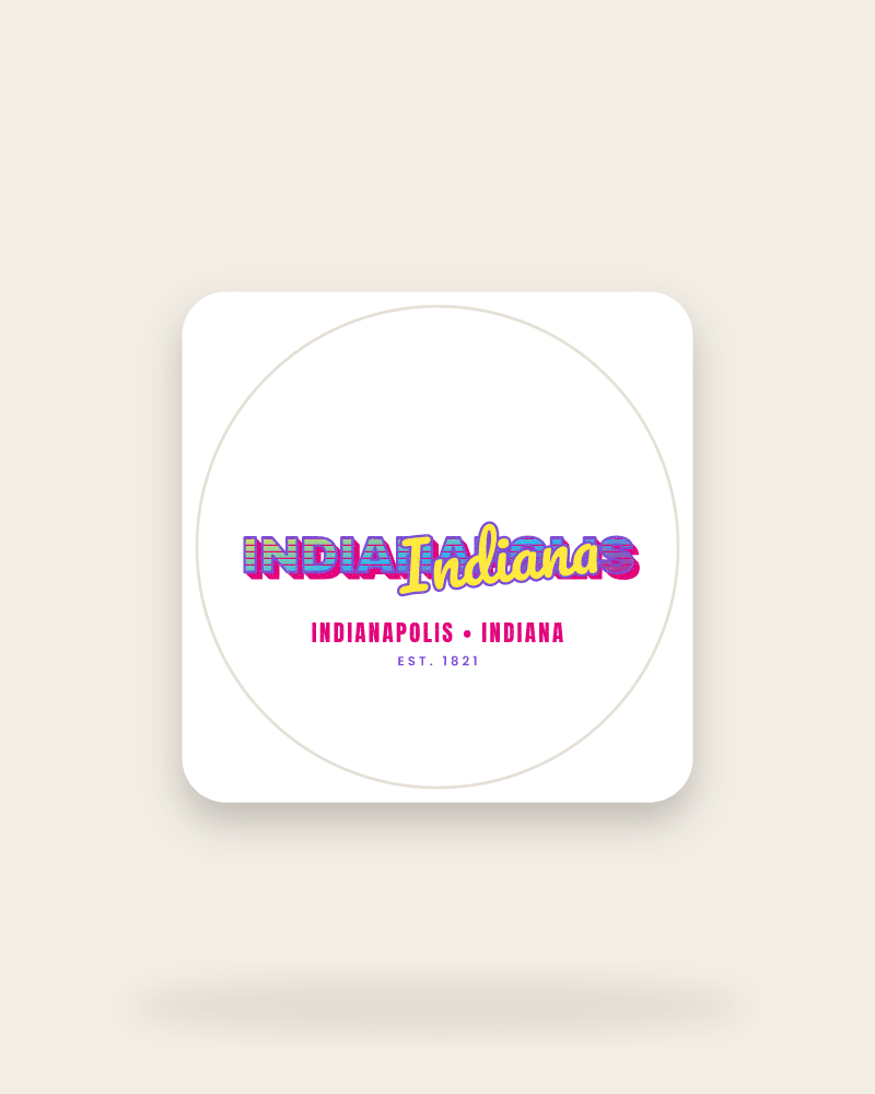 Indianapolis Music TV Kiss-Cut Sticker