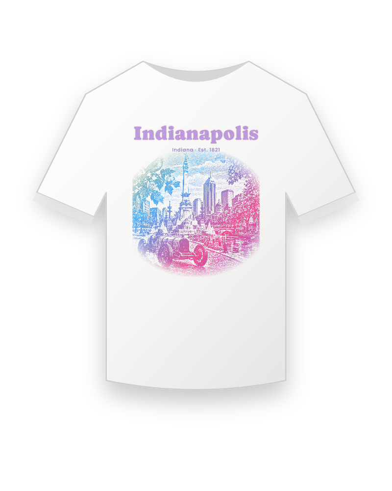 Indianapolis Monument Circle Youth Tee