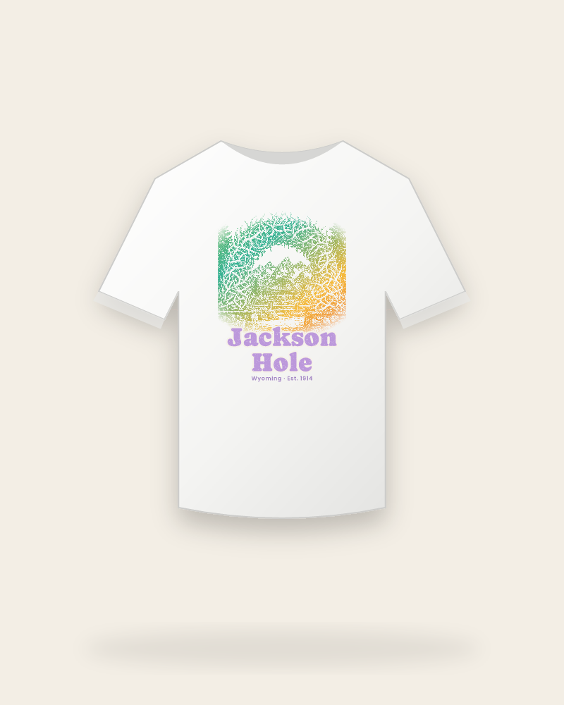 Jackson Hole Antler Arch Youth Tee