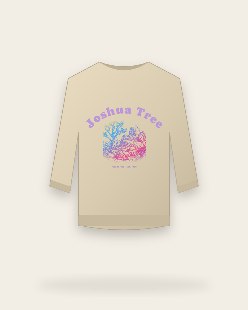 Joshua Tree Joshua Tree & Tortoise Crewneck Sweatshirt
