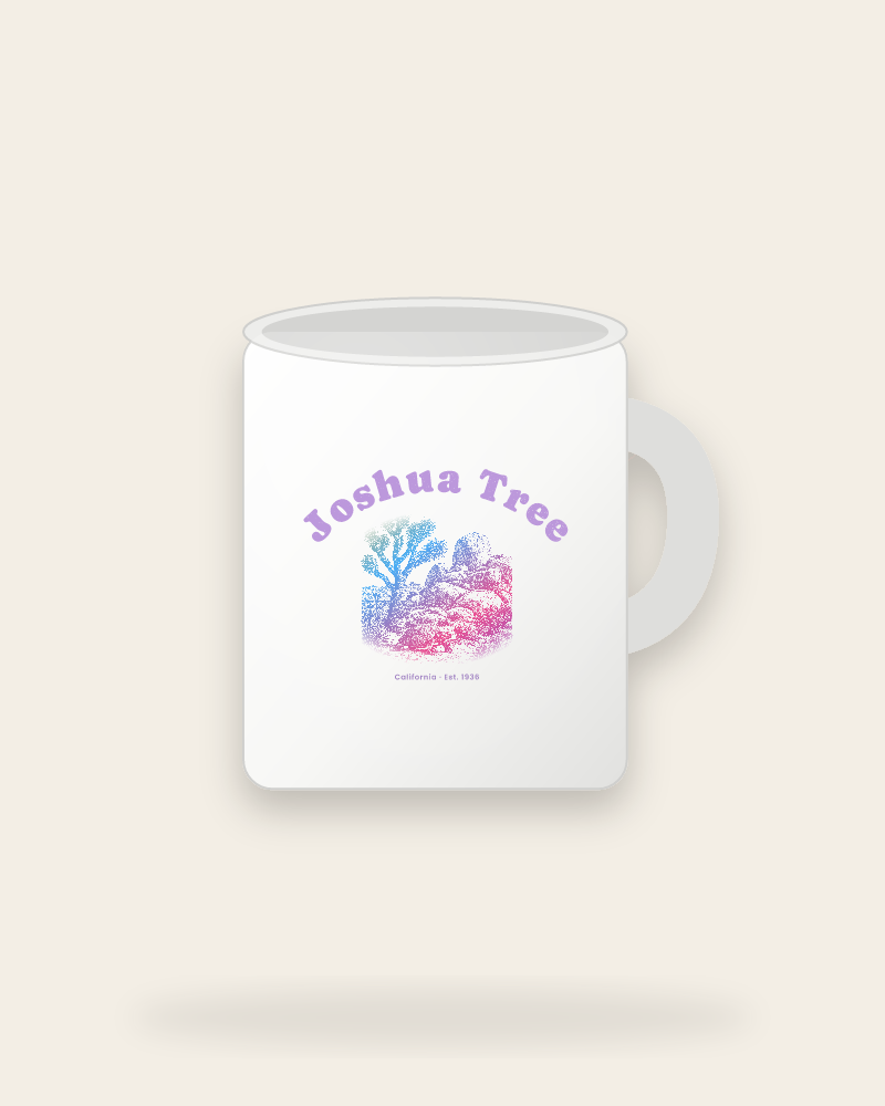 Joshua Tree Joshua Tree & Tortoise Ceramic Mug 11oz