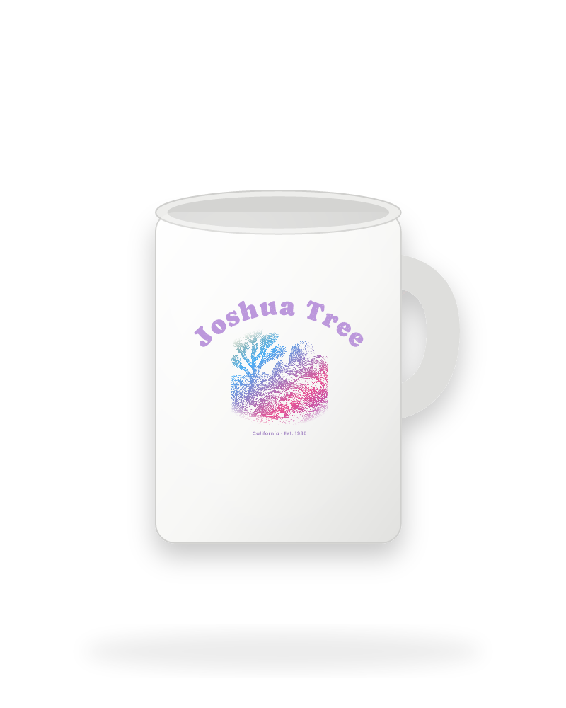 Joshua Tree Joshua Tree & Tortoise Ceramic Mug 15oz