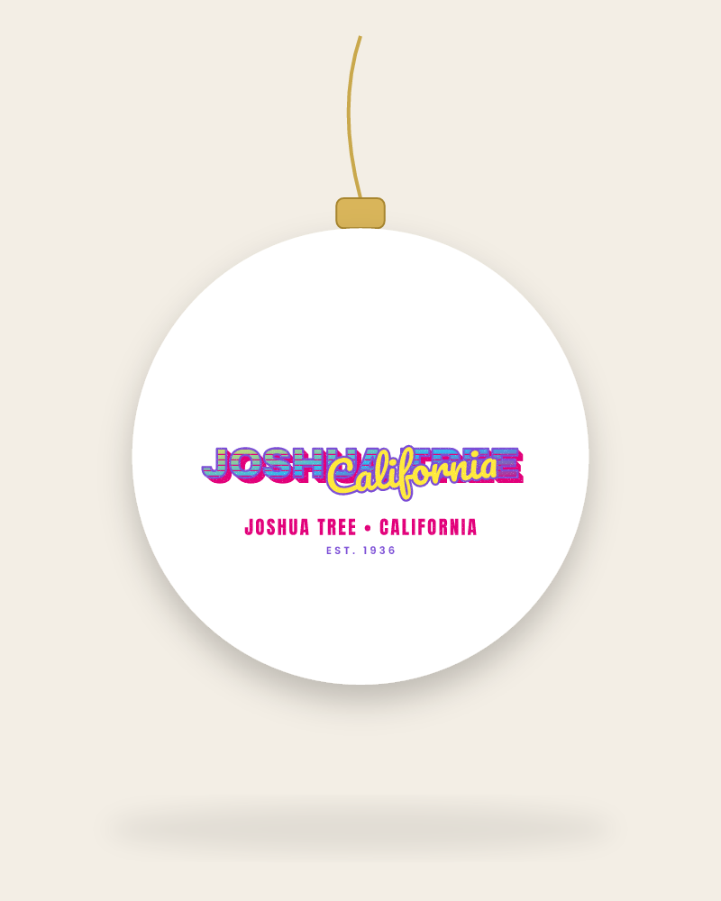 Joshua Tree Music TV Ceramic Ornament