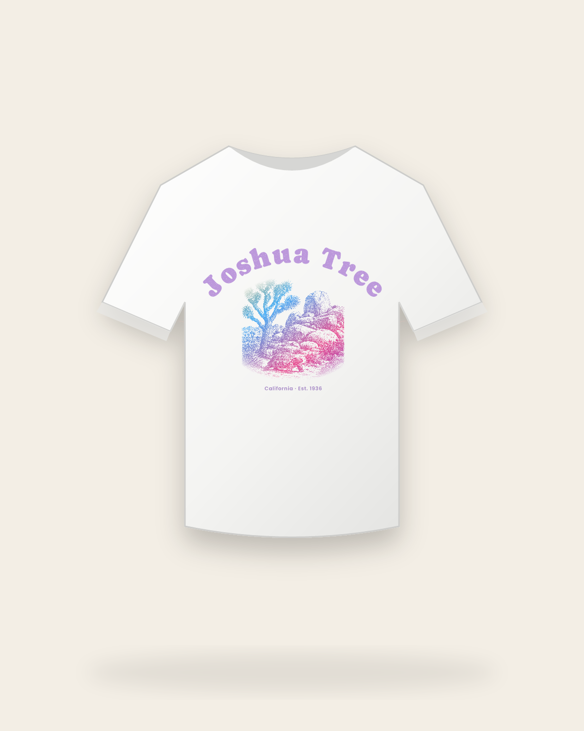 Joshua Tree Joshua Tree & Tortoise Youth Tee in White