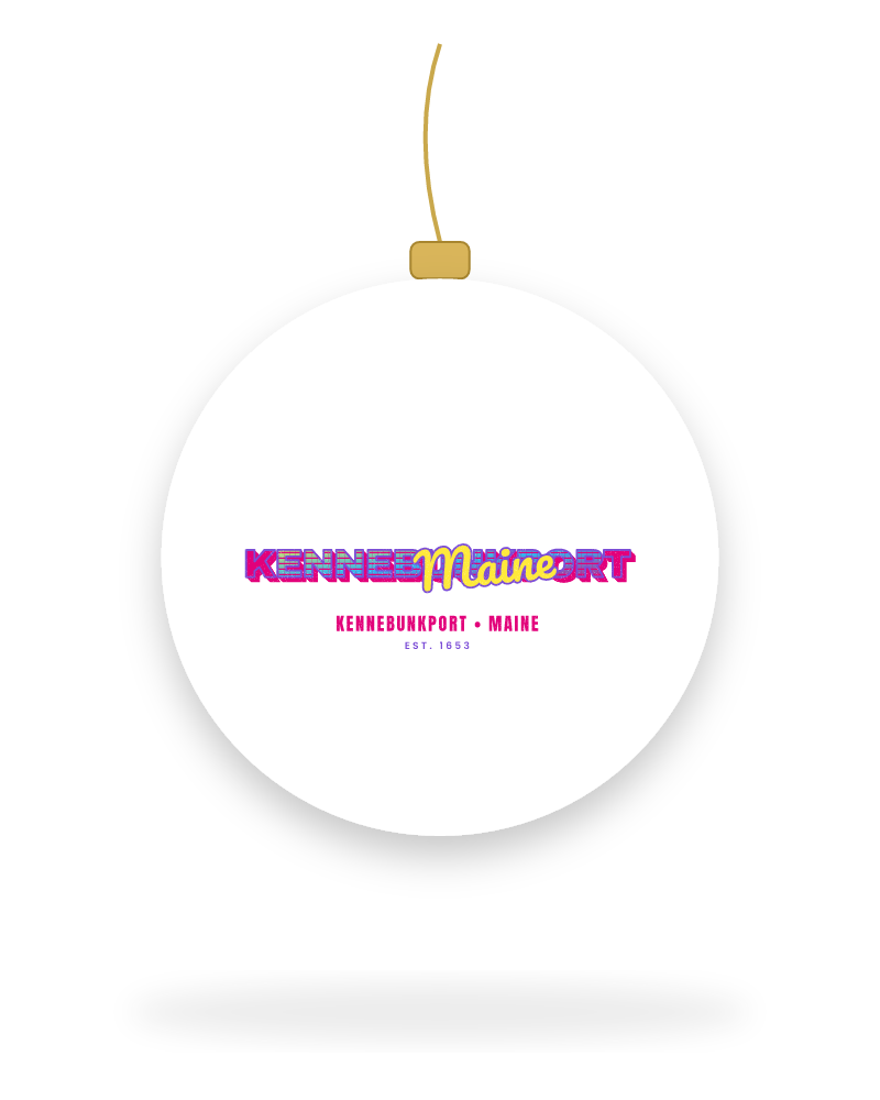 Kennebunkport Music TV Ceramic Ornament
