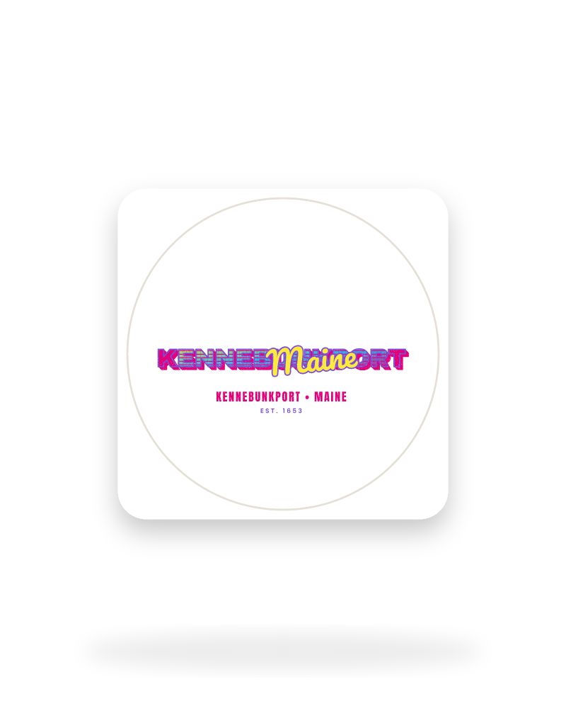 Kennebunkport Music TV Kiss-Cut Sticker