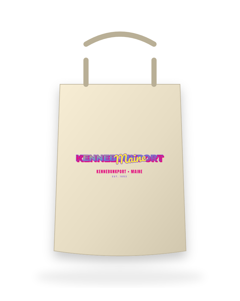 Kennebunkport Music TV Canvas Tote
