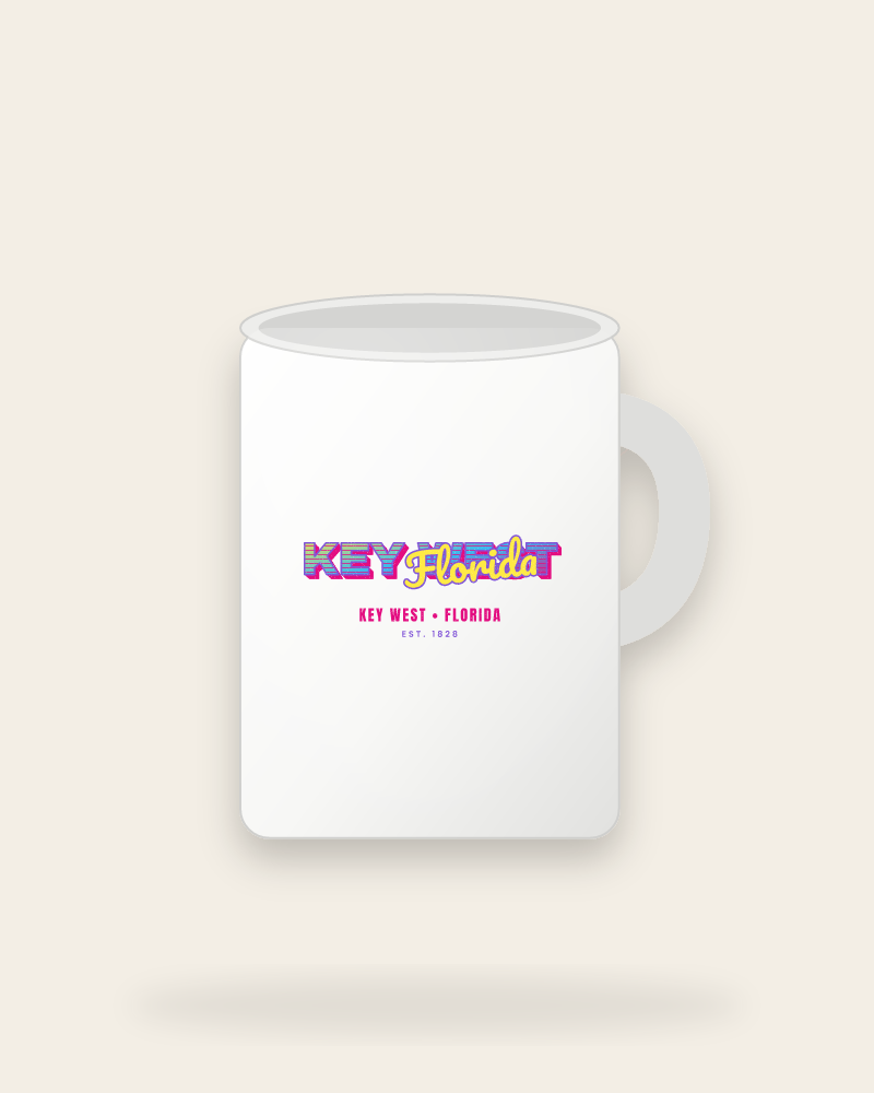 Key West Music TV Ceramic Mug 15oz