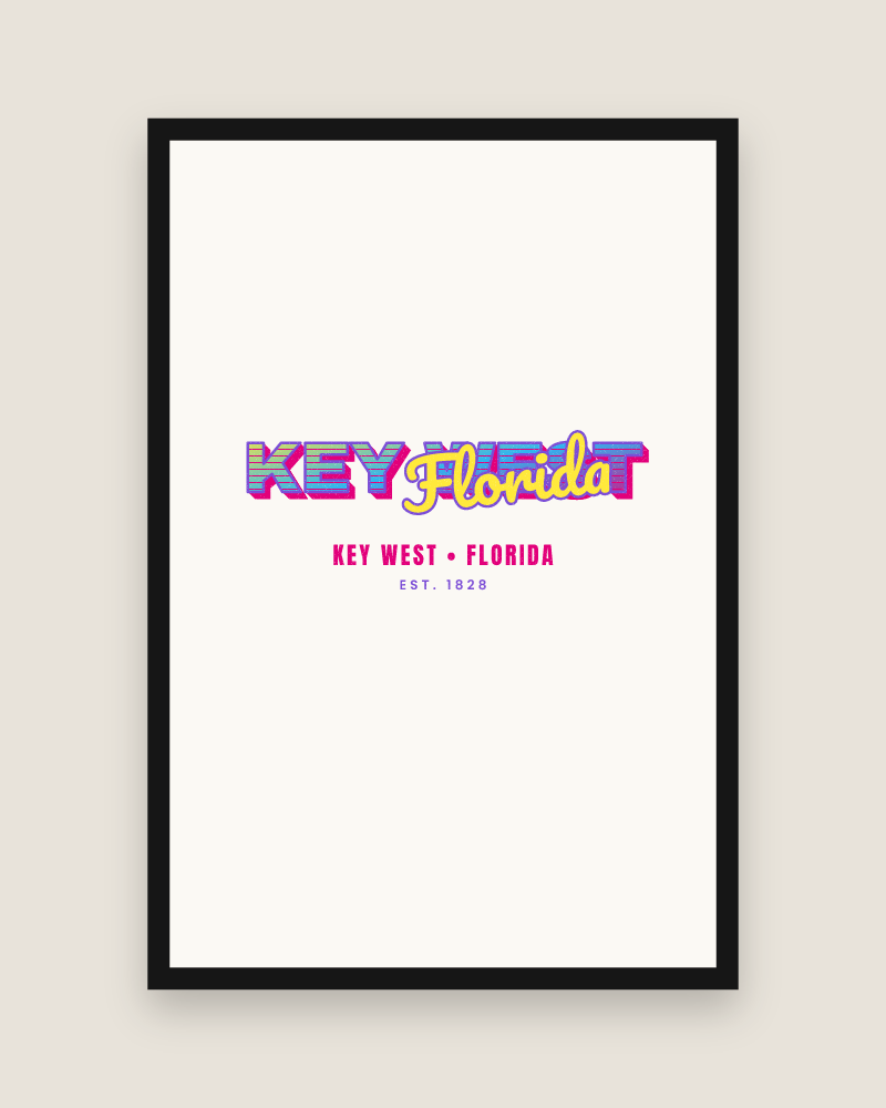 Key West Music TV Matte Poster